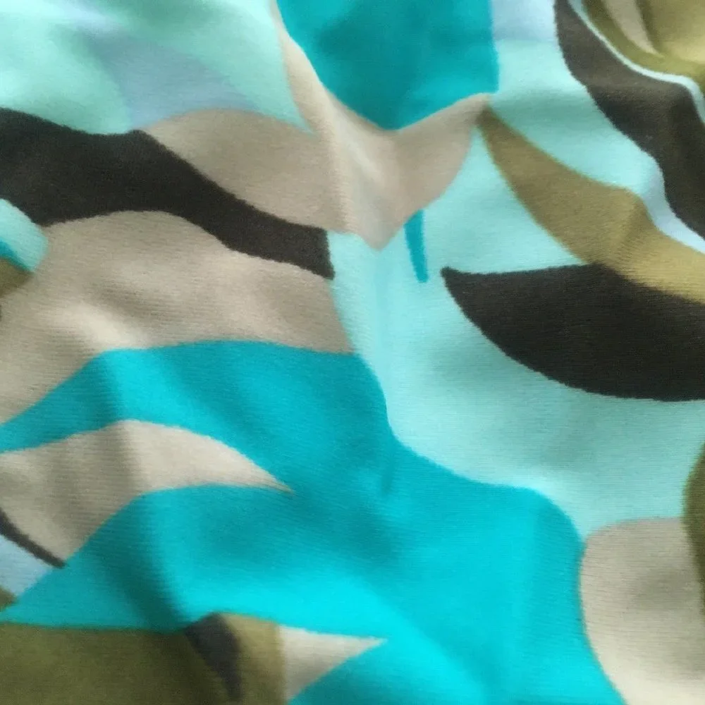 NWT Size 38E Freya 9798JU Jungle Print Bikini Top in Panama Cooler Aqua Camo